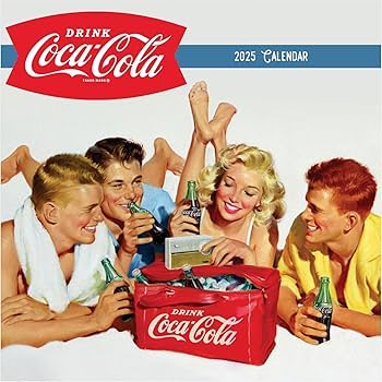 1986コカ・コーラマンモスカレンダー Amazon.com: Coca-Cola Calendar - Vintage Embossed Metal Coca